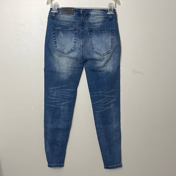 Rue 21 Women’s Jeggings, Sz 0, Denim, Short, Zippered Cuff, Mid-rise, Skinny NWT - Picture 2 of 9
